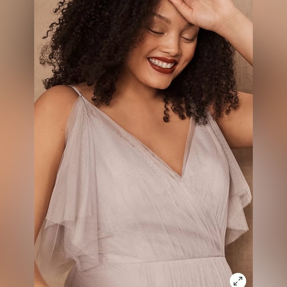 Jenny Yoo Collection Aeryn Maxi Dress Event Elegant Fairy Women Size 16 EUC - Picture 8 of 12